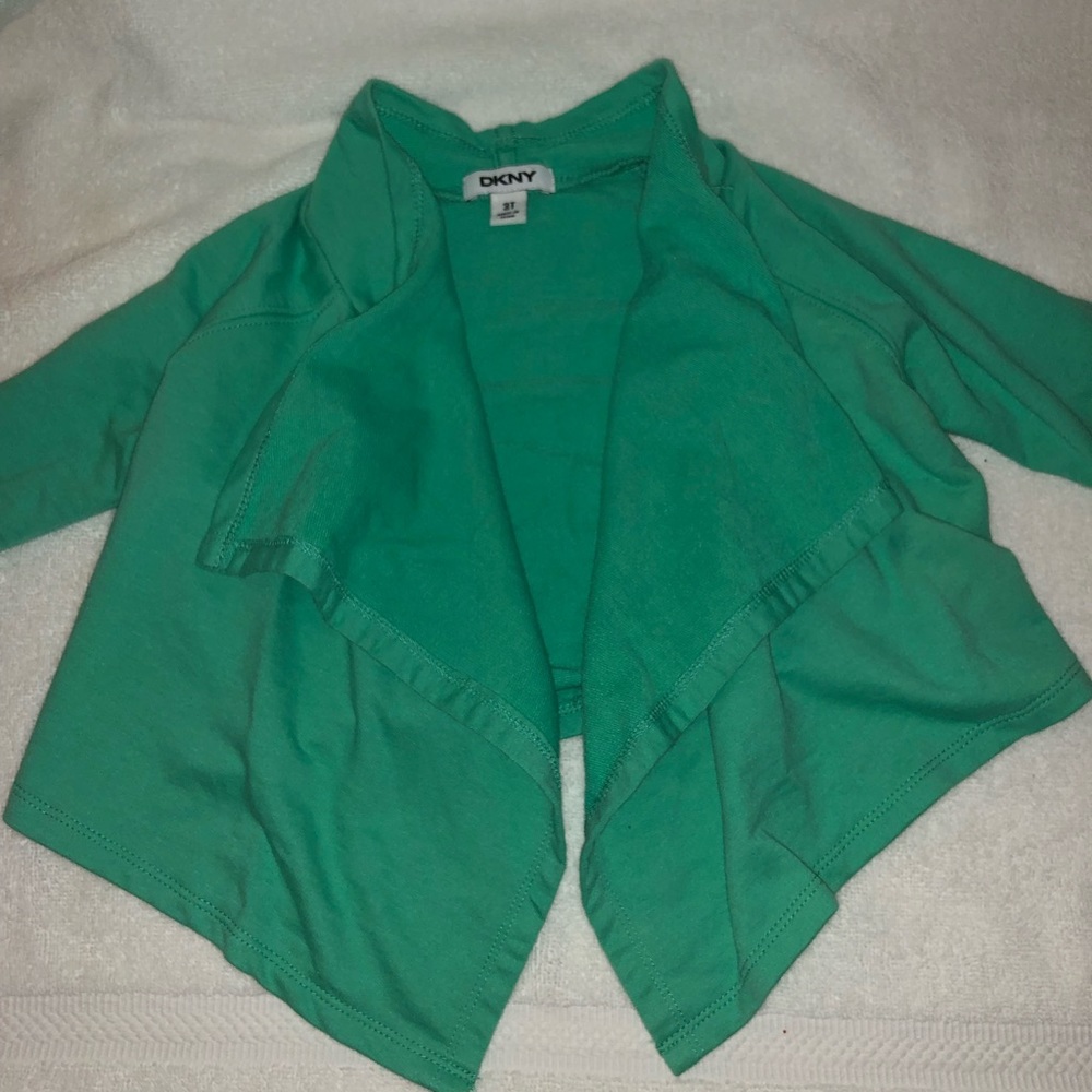 DKNY Teal Toddler Cardigan